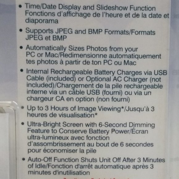 Shift3 Digital Photo Album with Keychain Digital Keychain-Grey-60 Pic. Capacity - Picture 6 of 14